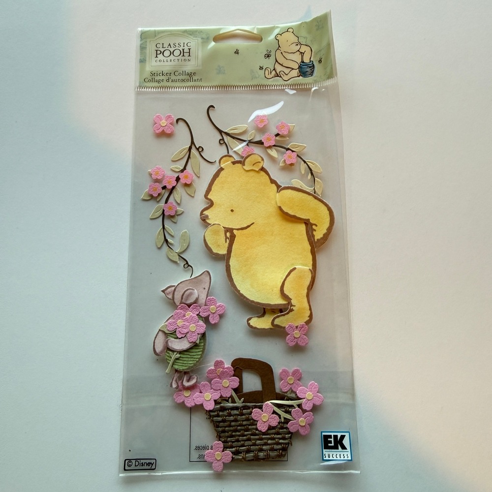 EK Success Classic Pooh and Piglet Dimensional Sticker Collage Jolee's DJBC004